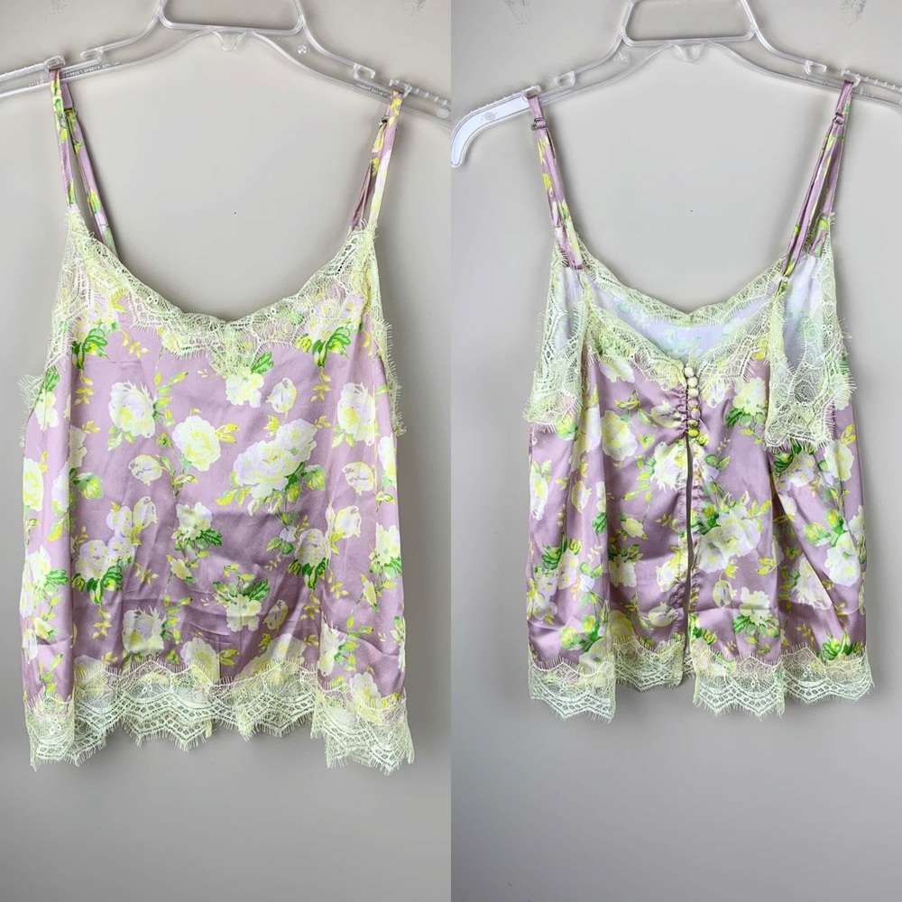 FLETCH open-back floral print top - NWT